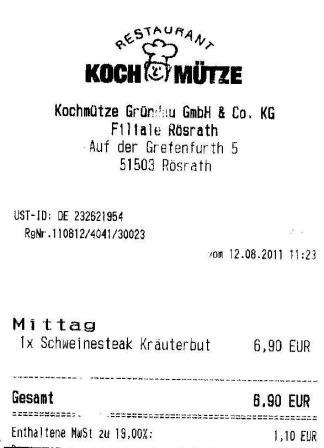 mlif Hffner Kochmtze Restaurant